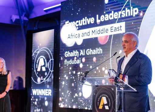 غيث الغيث يفوز بجائزة القيادة التنفيذية لمنطقة الشرق الأوسط وإفريقيا لجوائز استراتيجية الطيران 2025