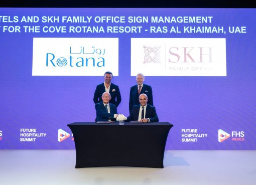 المكتب العائلي الخاص بـ”إس كيه إتش” يوقع اتفاقية إدارة فندقية مع روتانا لتشغيل منتجع الكوف خطة استثمارية بقيمة 500 مليون درهم إماراتي لتحويل العقار إلى منتجع رائد في رأس الخيمة