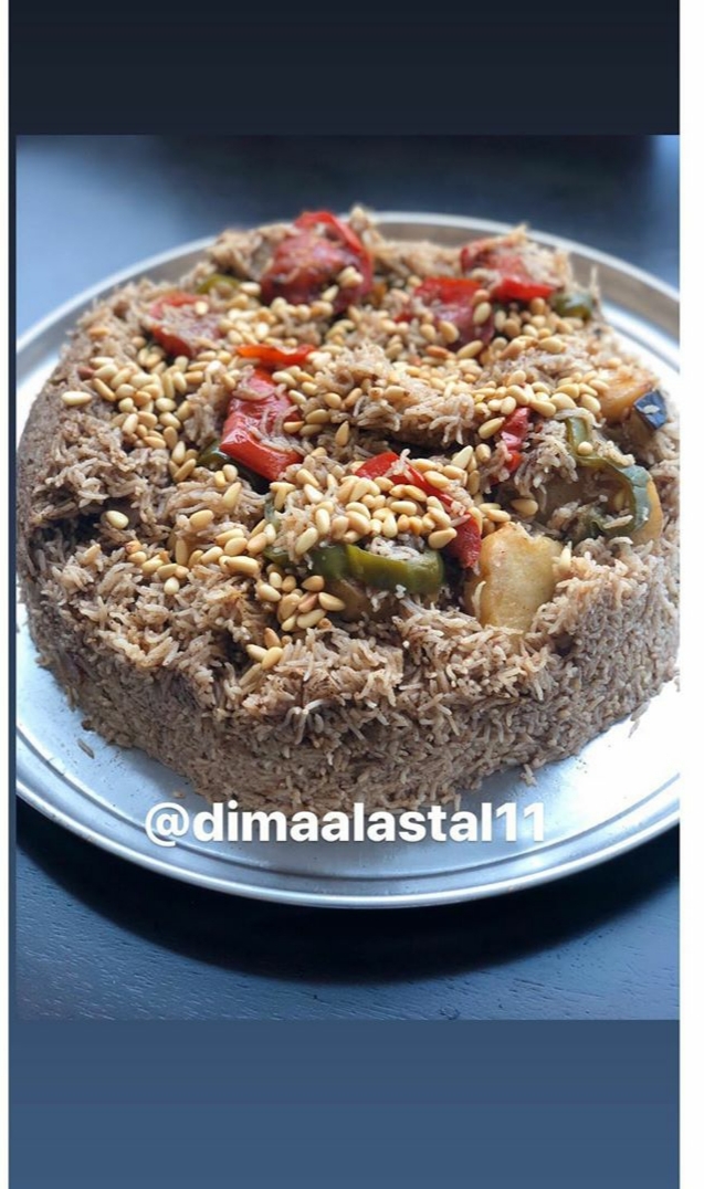 طريقة عمل المقلوبة ، اعداد : ديما الاسطل